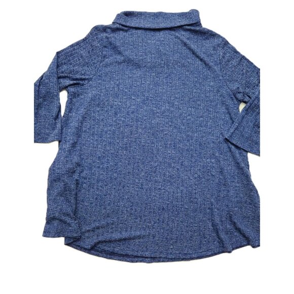 Avenue Women's Miley Rib Button Tunic Top - Size 20 (NWT) - Picture 2 of 4